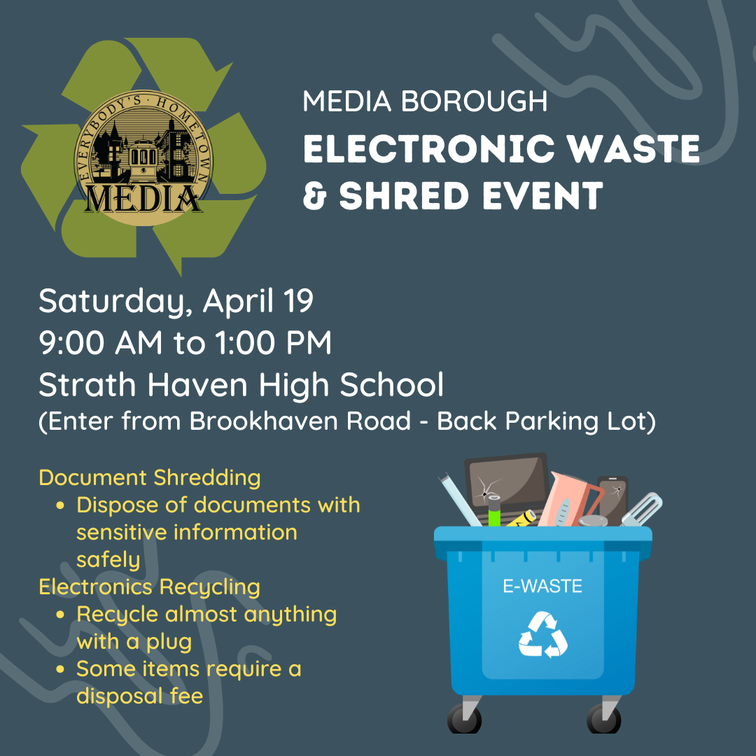 April Media Borough eWaste Shred Event