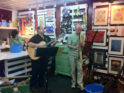 Band playing for Media's Art Council